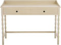 SAFAVIEH Home Collection Astaroth Sand 2-Drawer Computer Table Office Writing Desk