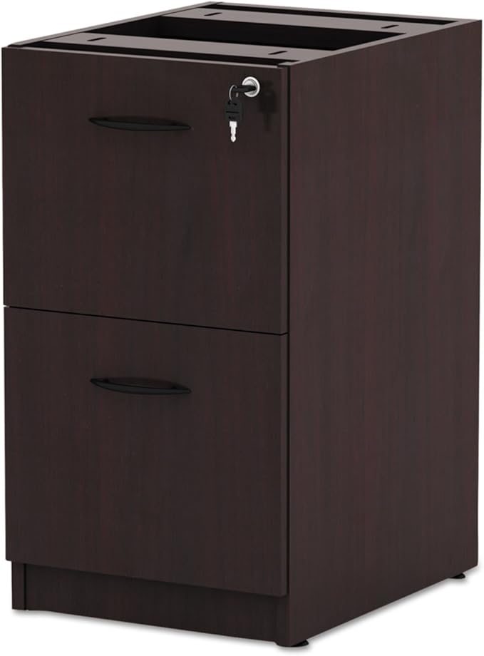 Alera® Valencia Series File/File Full Pedestal File PEDESTALFIL/FIL16X22MAH (Pack of2)