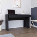 Computer Desk Home Office Desk Two Drawers Durable Furniture for Home Office Living Room Black Wengue Finish