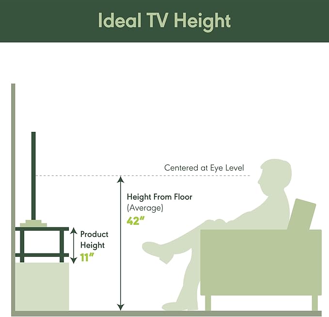 Furinno TURN-N-TUBE TV Riser Stand 2-Tier Small Elevated No Tools TV Stand TV Console for TV up to 32 inch 15.8 x 23.8 x 11 for Living Room Bedroom Dark Walnut