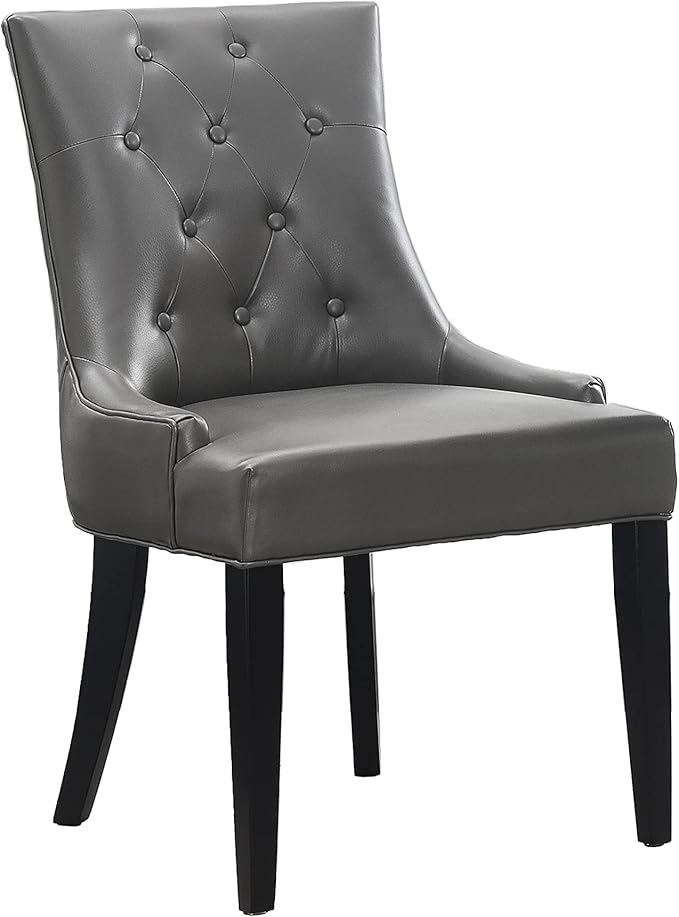Bounded Leather Dinng Chair Living Room Chair (2 pcs Set)