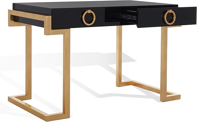 Safavieh Couture Collection Maia Black 2-Drawer Lacquer Desk