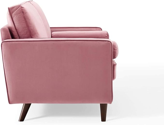 Modway Valour Performance Velvet Loveseat Dusty Rose Valour Performance Velvet Loveseat