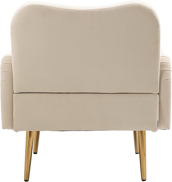 Velvet Chair Accent Chair/Living Room lesiure Chair with Metal feet
