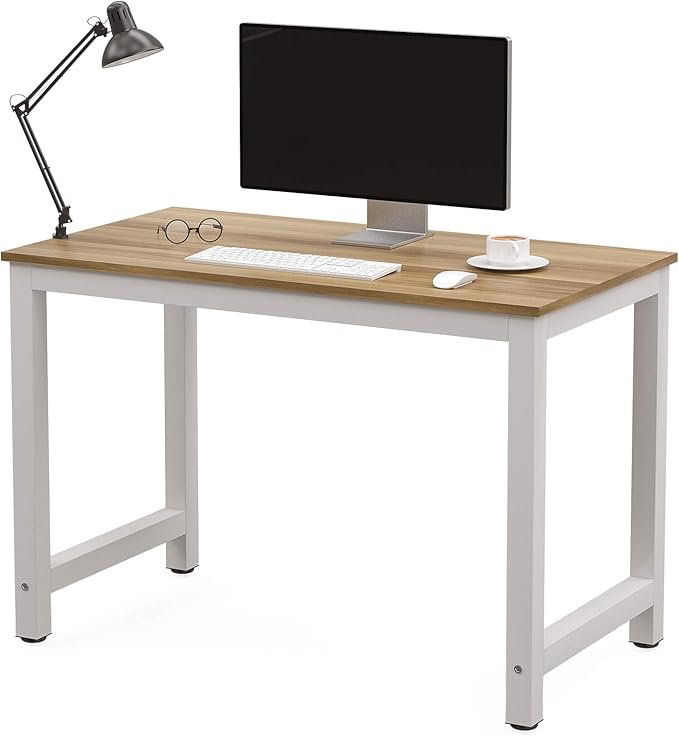 43”Large MDF Computer Office Desk PC Laptop Table Study Work-Station Home Office Furniture Wood