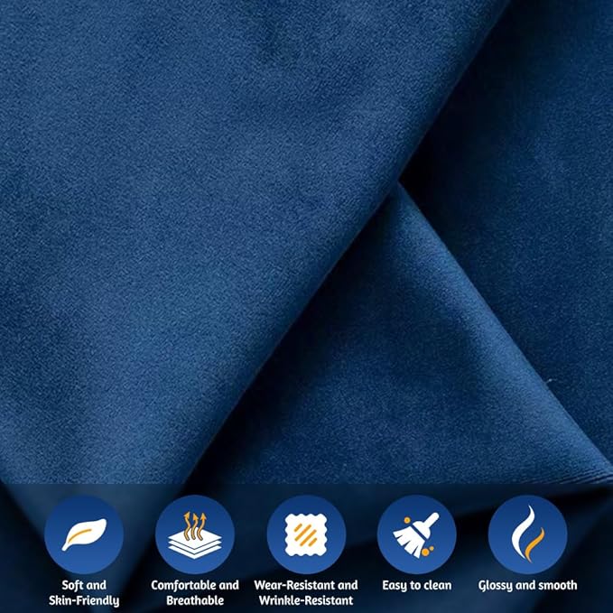 89 King Size Sleeper Sofa Bed 3-in-1 Convertible Pull Out Chesterfield Sleeper Couch with Ottoman Oversized Velvet Button Tufted L Shaped Sofa for Living Room Small Spaces Blue