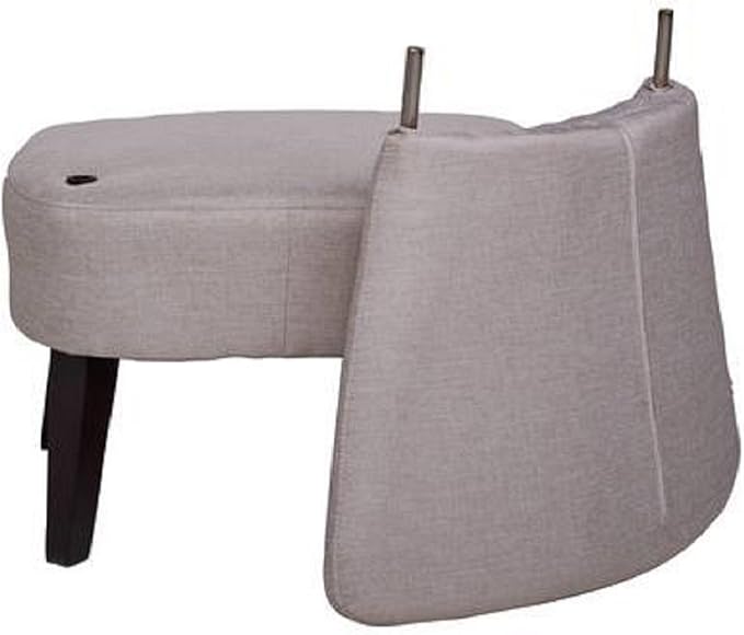 Alice Collection Contemporary Fabric Upholstered Living Room Accent Chair Beige