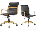 Ergonomic Desk Chair Computer Chairs with Armrests and Wheels Heavy Duty Wide Seat for Home Office Comfortable 22.83in Chair for Women and MenGold Black
