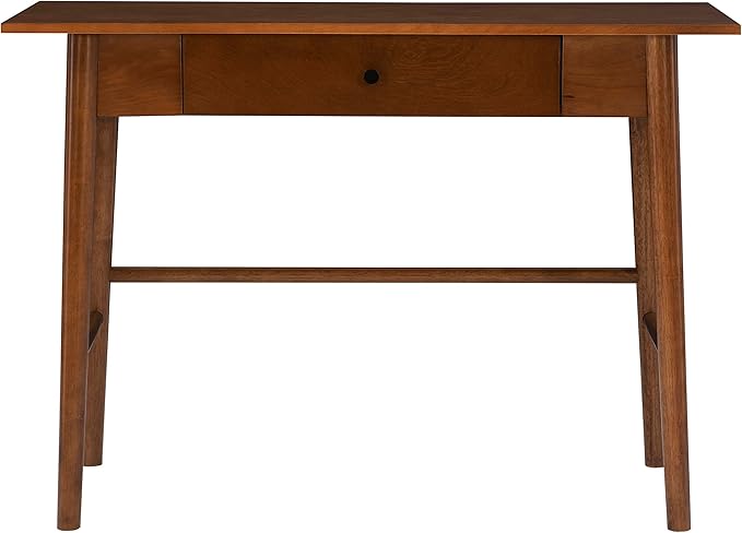 Melissa Mid Century Walnut Desk by Linon