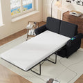 P PURLOVE Pull Out Couch MattressSleeper Sofa Chair Loveseat Sleeper with Twin Size Memory Mattress for Apartment Home OfficePillow Not Included
