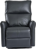 Electric Recliner Chairs for Adults Power Swivel Rocker Recliner Chairs &amp Nursery Glider Recliner with USB Pockets PU Leather Lazy Boy Recliner Chair &amp Small Recliners for Small Spaces (Bla