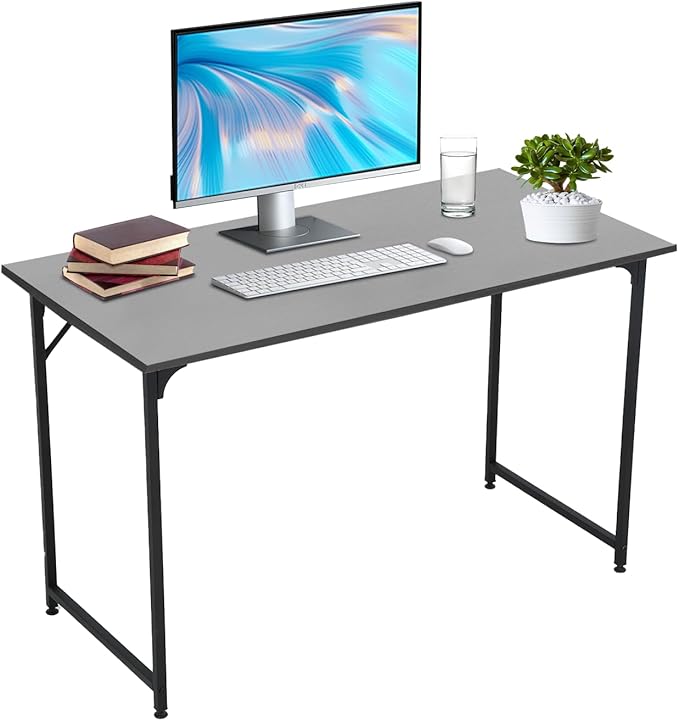 Computer Desk Gaming Desk for Home Office Study Student Writing Desk 48”W x 24”DBlack