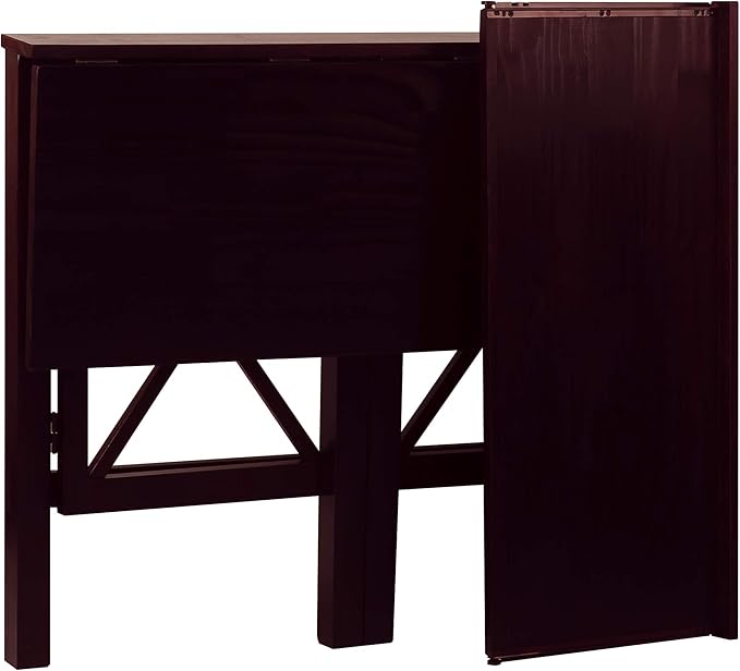 Montego Folding Desk with Pull-Out-Espresso