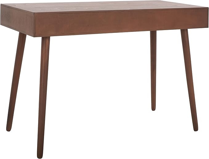 SAFAVIEH Home Collection O'Dwyer Brown 2-Drawer Computer Table Office Desk