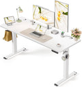 SIAGO Electric Standing Desk Adjustable - 48 x 24 Inch Sit Stand up Desk with Cable Management - 3 Memory Preset Adjustable Height Table