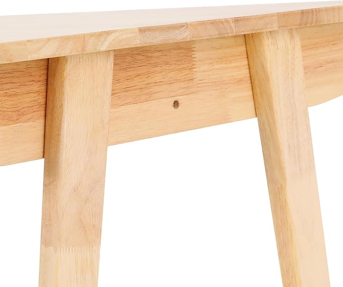 Modern Computer Desk with 2 Drawers Solid Wood Writing Desk for Home Office 39.3 Large Desktop 330 lbs Load Capacity Ergonomic Study Table (Log Color)