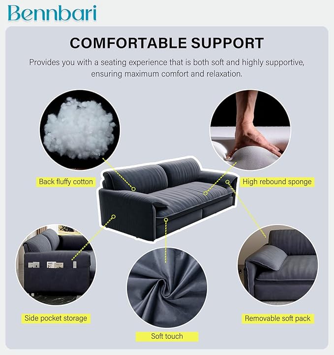 66'' Queen Pull Out Sofa Bed with Thickened Cushions 3-in-1 Convertible Velvet Sleeper Couch with Side Storage Loveseat Futon Lounge Recliner for Living Room Apartment Bedroom Small Space (Grey)