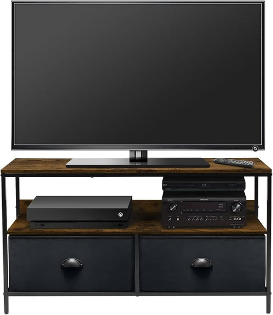 Sorbus TV Stand Dresser with 2 Drawers - Television Riser Chest with Storage - Bedroom Living Room Closet &amp Dorm Furniture