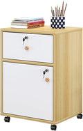 Storage Box Storage CabinetWood Lateral File Cabinet with Lock Drawer Mobile Low Cabinet Storage Organizer Locker for Office Floor to Ceiling