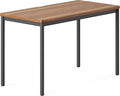 Branch Daily Desk - Functional at Home Office Desk with Effortless Assembly Timeless Design Rounded Corners and Built-in Cable Notch - 48” W x 28.5” H x 24” D - Walnut Work Table