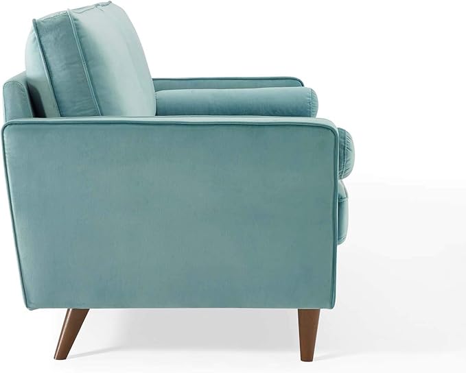 Modway EEI-3764-MIN Valour Performance Velvet Sofa Mint
