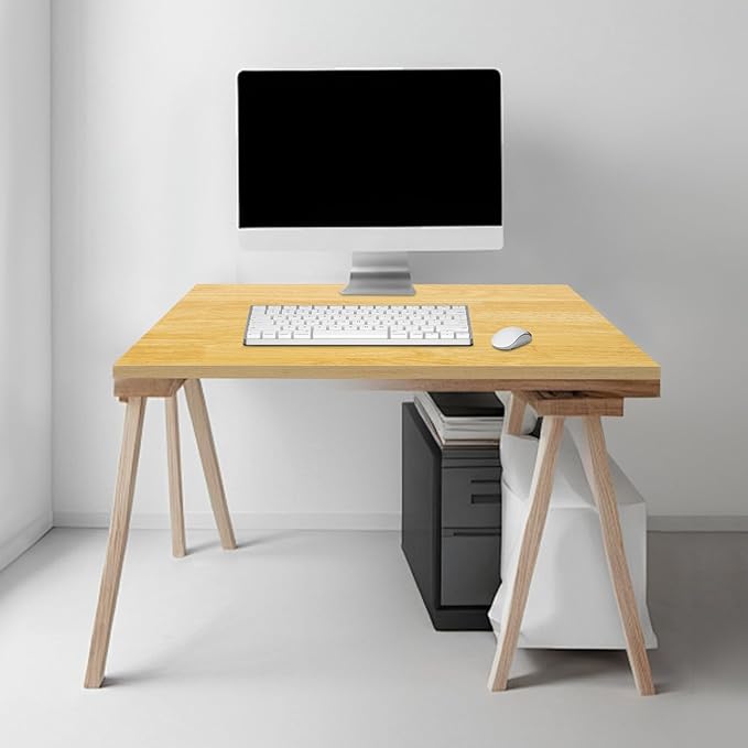 Universal Tabletop29.52x11.81in Adjustable Rectangular Standard Countertop Solid One-Plece Table Top Double Desks Wood DIY Countertop for HomeOfficeLiving Rooms (29.52 * 11.81in)