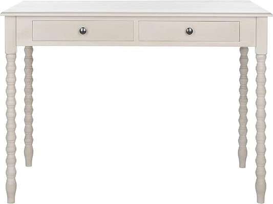 SAFAVIEH Home Collection O'Mara Taupe 2-Drawer Computer Table Office Desk