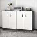 File Cabinet File Cabinet Data Cabinet Office Storage Cabinet File Cabinet Floor Storage Short Cabinet Wooden Office Cabinet Storage Cabinet Four Doors Archive Cabinet(Size:M)
