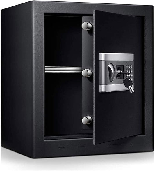 Fireproof Waterproof 43. 3L Digital Large Capacity Electronic File Cabinets Steel Plate Material with Emergency Override Key Apply to Hotel Business Jewelry Cas