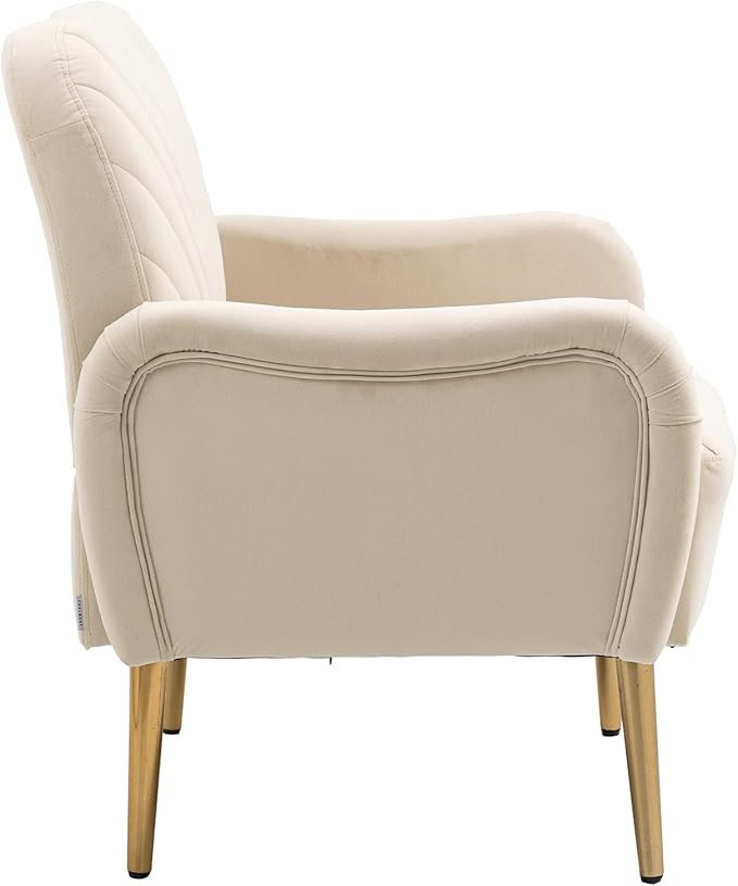 Velvet Chair Accent Chair/Living Room lesiure Chair with Metal feet