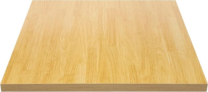 Universal Tabletop29.52x 29.52in Adjustable Rectangular Standard Countertop Solid One-Plece Table Top Double Desks Wood DIY Countertop for HomeOfficeLiving Rooms (29.52 * 29.52in)