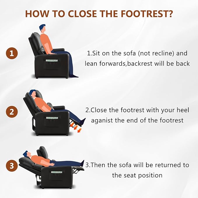 Reclining Loveseat Sofa 4 Seat Manual Recliner Couch with Flip Middle Backrest Console Wall Hugger Storage Drawer &amp Cup Holder for RV &amp Living Room Seating (Black 4 seat &amp Console)