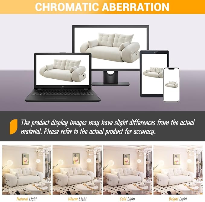 78.7 Folding Sofa Bed Queen Foldable Floor Futon Sofa Sleeper Convertible Boneless Mattress Loveseat Cloud Couch for Home Living Room Bedroom Lounge Apartment and Small Spaces Beige Teddy