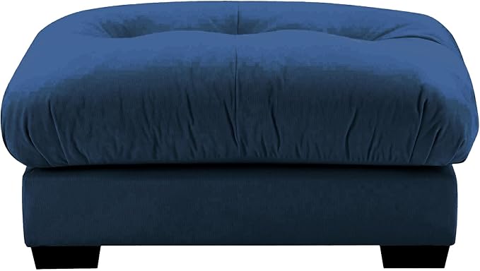 Sectional Couch Ottoman Navy Blue
