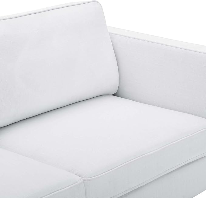 Modway Kaiya Upholstered Fabric Sofa 33.5 x 71 x 32 White