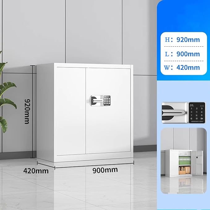 Steel Password File Cabinet Tin Cupboard Office Confidential Locker Lockable Filing Materials Storage Cabinets(D)