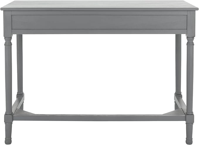 SAFAVIEH Home Collection Ryleigh Distressed Grey 2-Drawer Computer Table Office Desk