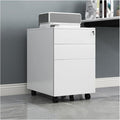 HASMI Filing Cabinet Metal Cabinet File Cabinet Low Cabinet Office Data File Activity Storage Three Drawer Cabinet with Lock Cabinet Storage Cabinet (Size : 1)
