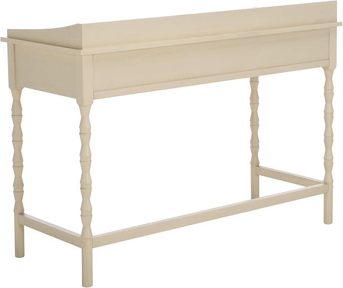 SAFAVIEH Home Collection Astaroth Sand 2-Drawer Computer Table Office Writing Desk