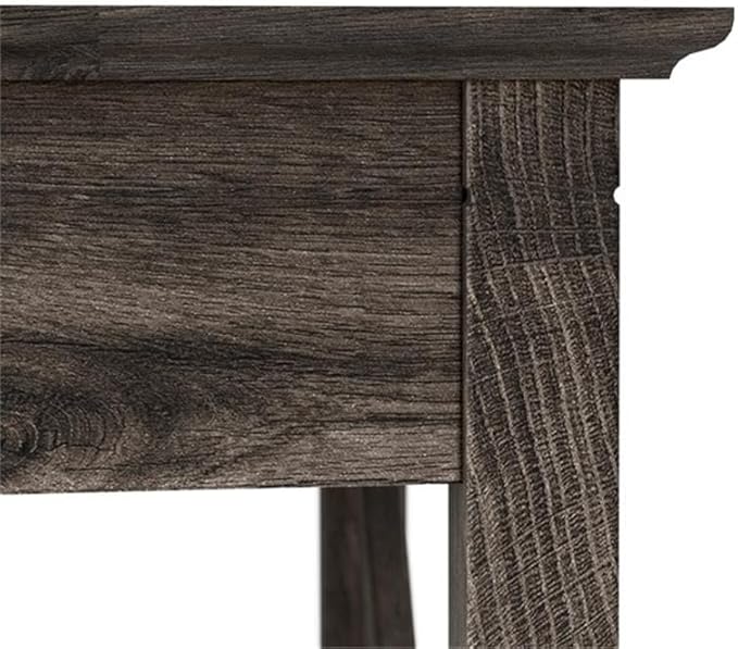 Bush Furniture L Shaped Desk with Lateral File Cabinet | Key West Collection Corner Computer Table with Storage for Home Office with Filing Unit | 60Wx60Dx30H