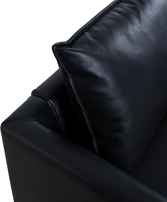 Naomi Home Elizabeth DIY Collection Black/Air Leather/Armrest