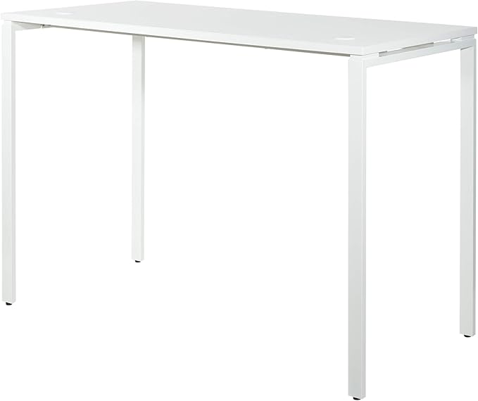 OSP Home Furnishings Prado Home Office Writing Desk 60 Inches Wide x 42 Inches High White
