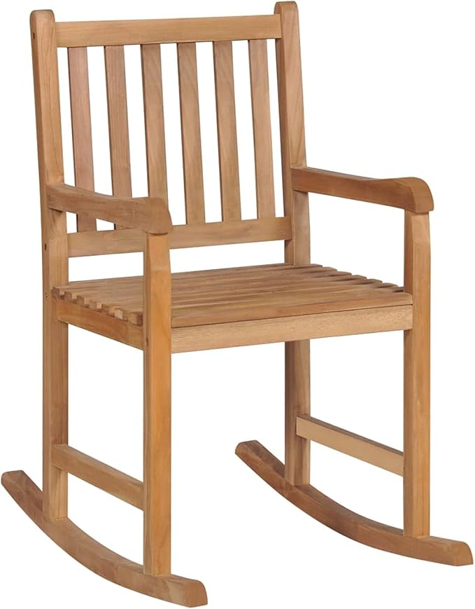 Rocking Chair Solid Wood Teak Rocking Chair Children's Armchair Bedroom Recliner Living Room
