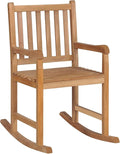 Rocking Chair Solid Wood Teak Rocking Chair Children's Armchair Bedroom Recliner Living Room