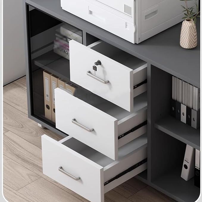 Filing Cabinet Office Cabinet Side Cabinet Side Cabinet Mobile Cabinet Floor Printer Cabinet Pantry Cabinet (Color : B)