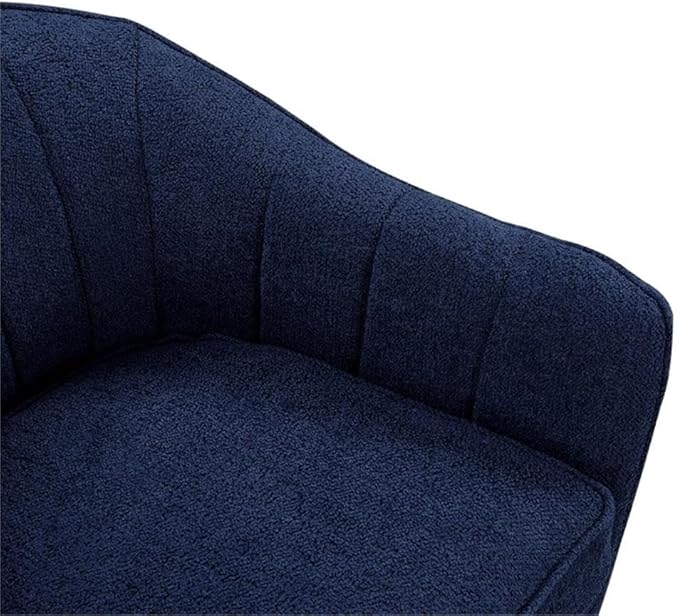 Lexicon Cutler Fabric Upholstered Accent Chair in Blue