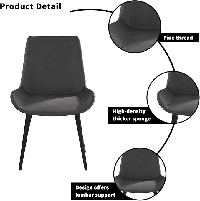 Chair The Comfy Modern Dining Chair Home &amp Kitchen Kitchen Table Chairs Modern Dining Chairs Dining Table Chairs for Home/Kitchen/Living Room Dining Room Chairs Set of 4