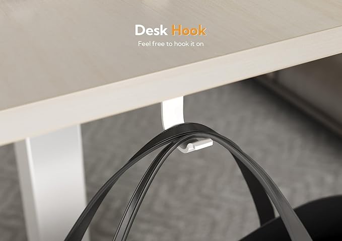 YDN Mobile Mobile Standing Desk Adjustable Height Portable Laptop Desk with Lockable Wheels 25.5 x 18.8 Rolling Desk with Hook for Computer Workstation Natural