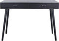 SAFAVIEH Home Collection O'Dwyer Mid-Century Retro Black 2-Drawer Desk