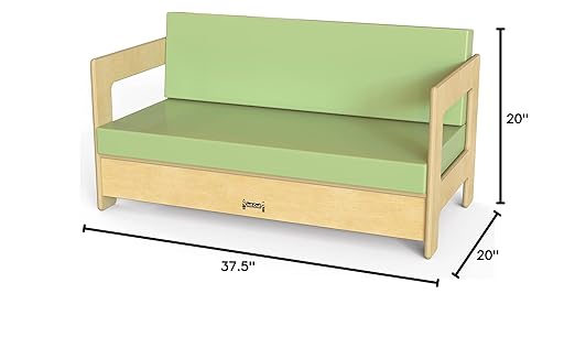Jonti-Craft 3785JC Living Room Couch - Key Lime